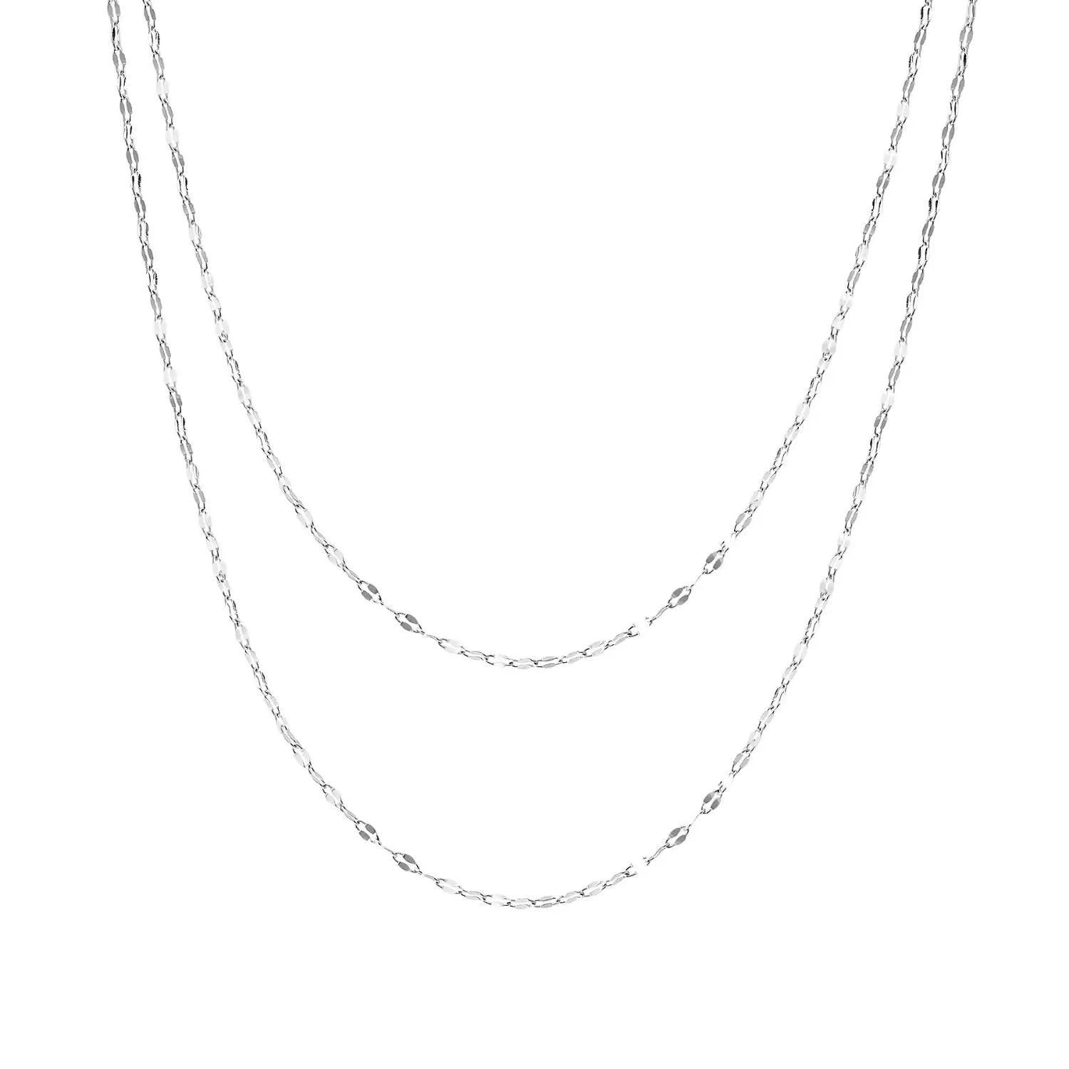 Colar Folhas Duplo