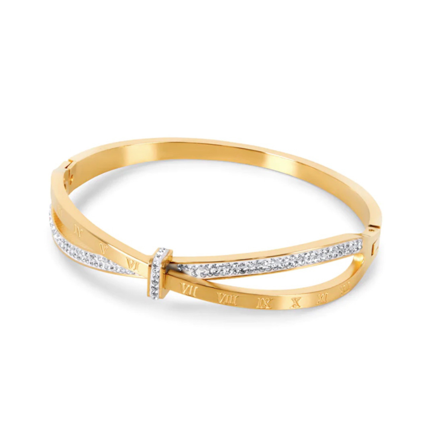 Bracele Romano com Pedras Brilhantes