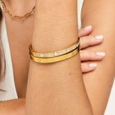 Bracelete Trevo Branco