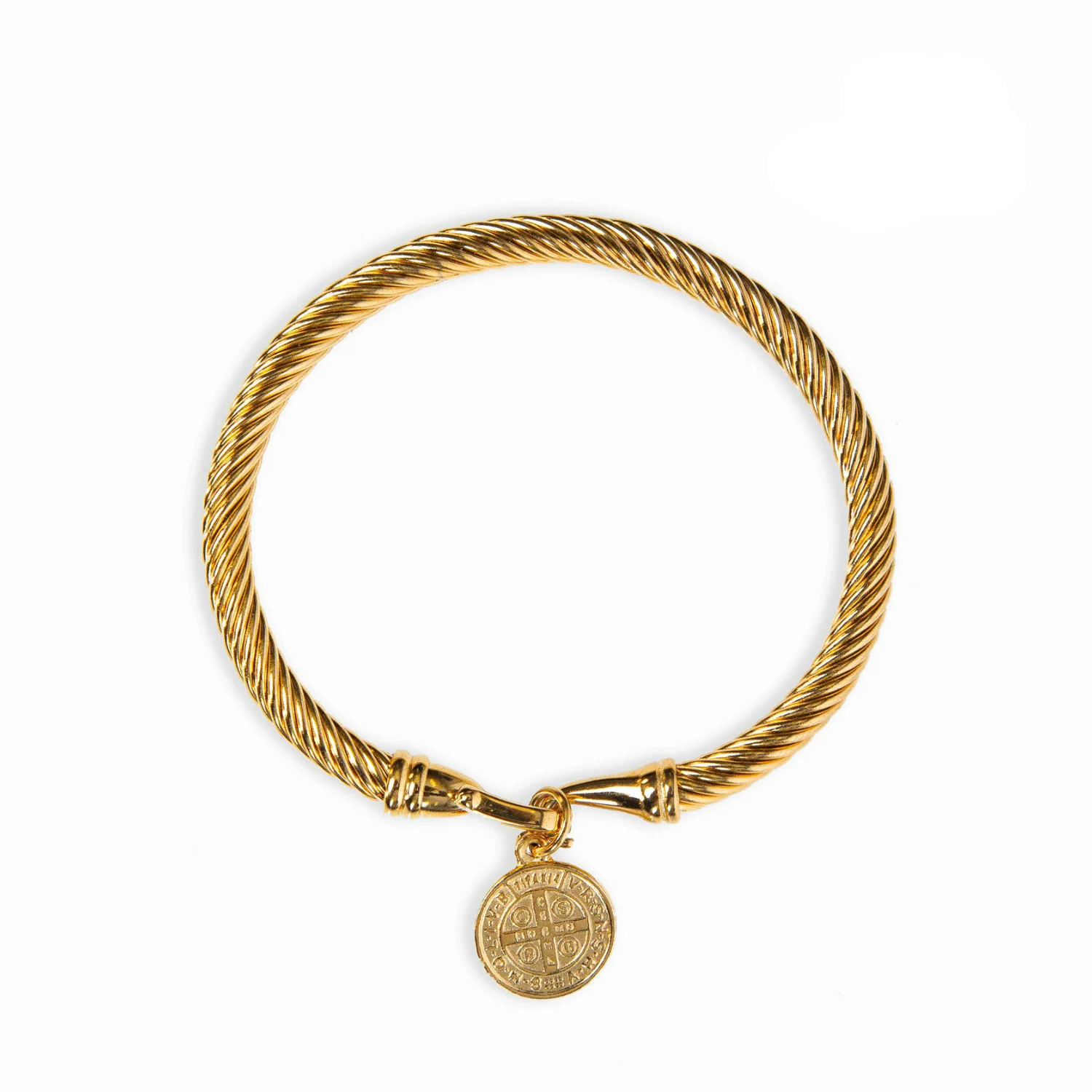 Bracelete com Pingente de São Bento