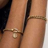 Bracelete com Pingente de São Bento