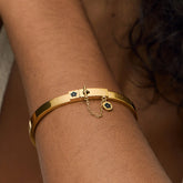 Bracelete Flores com Fechadura