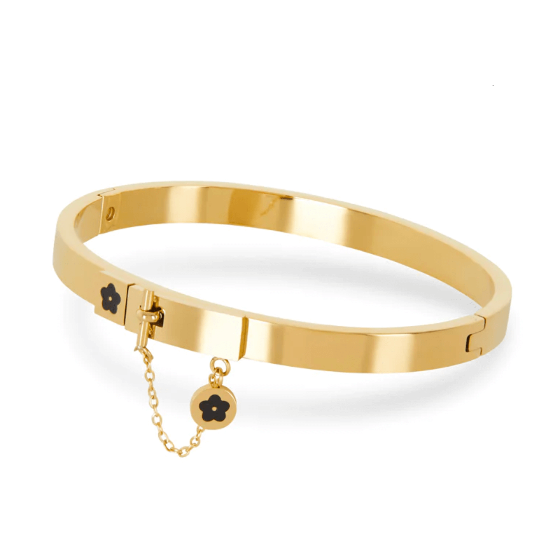 Bracelete Flores com Fechadura