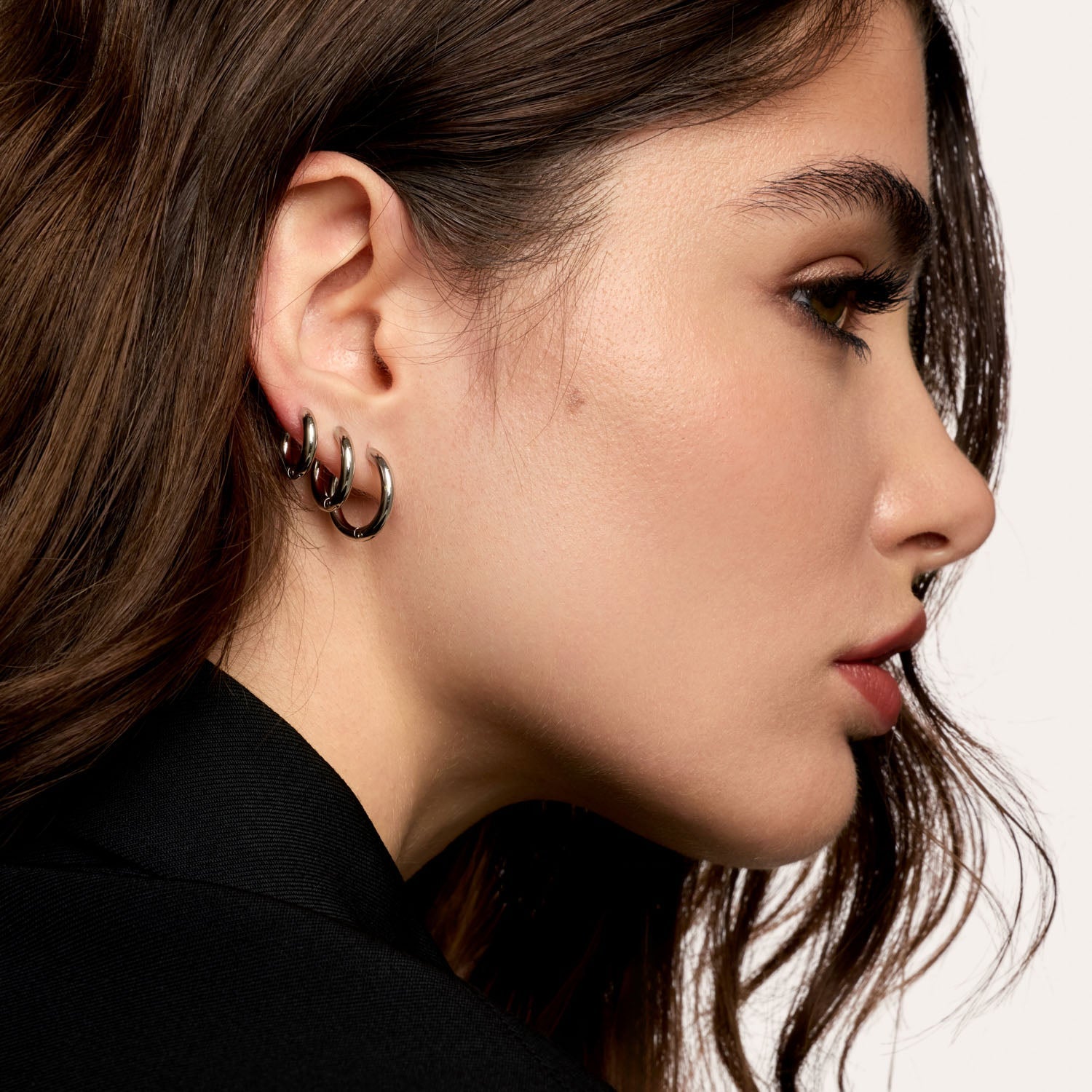 Brincos Argola Slim 8mm