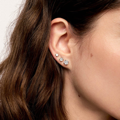 Brincos Solitário 4mm