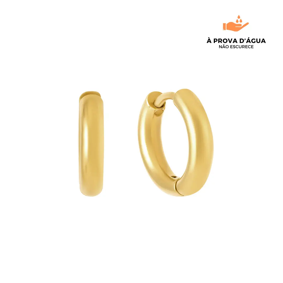 Brincos Argola Slim 10mm