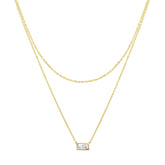 Colar Duplo Cristal