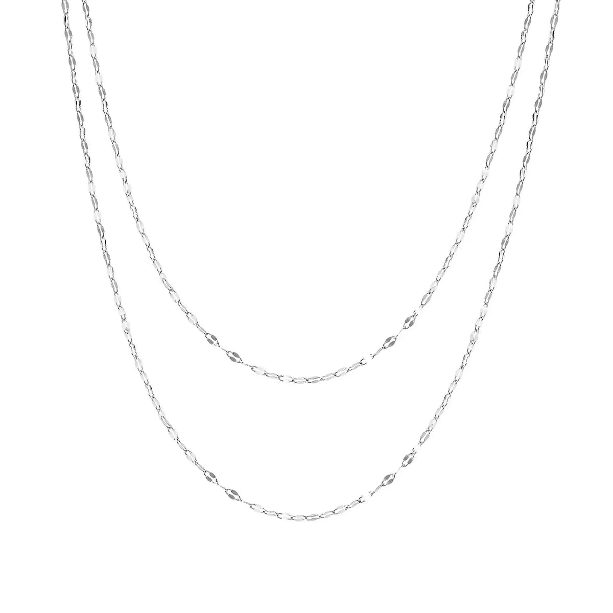 Colar Folhas Duplo