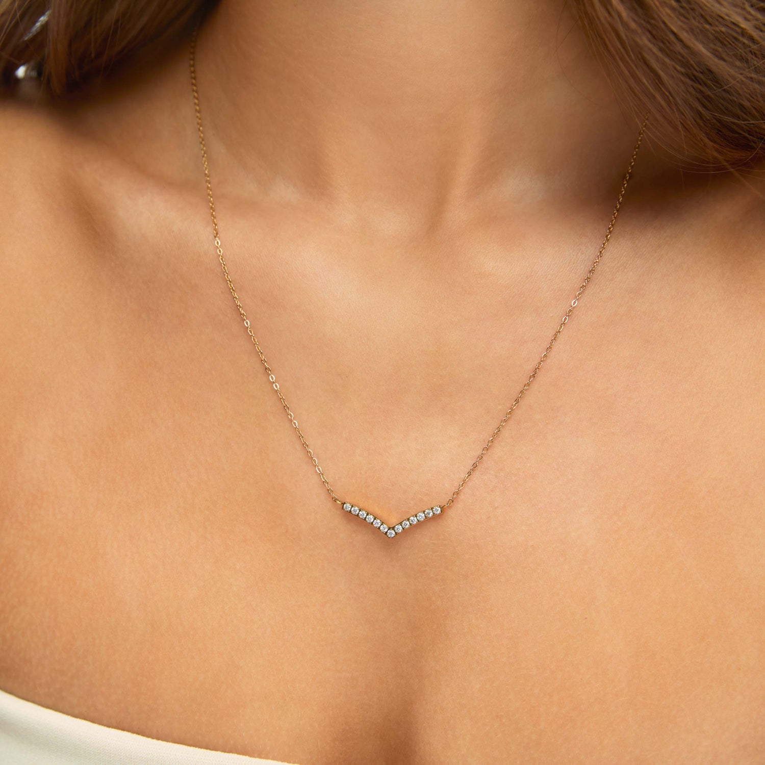 Colar Diadema com Pedras Brilhantes