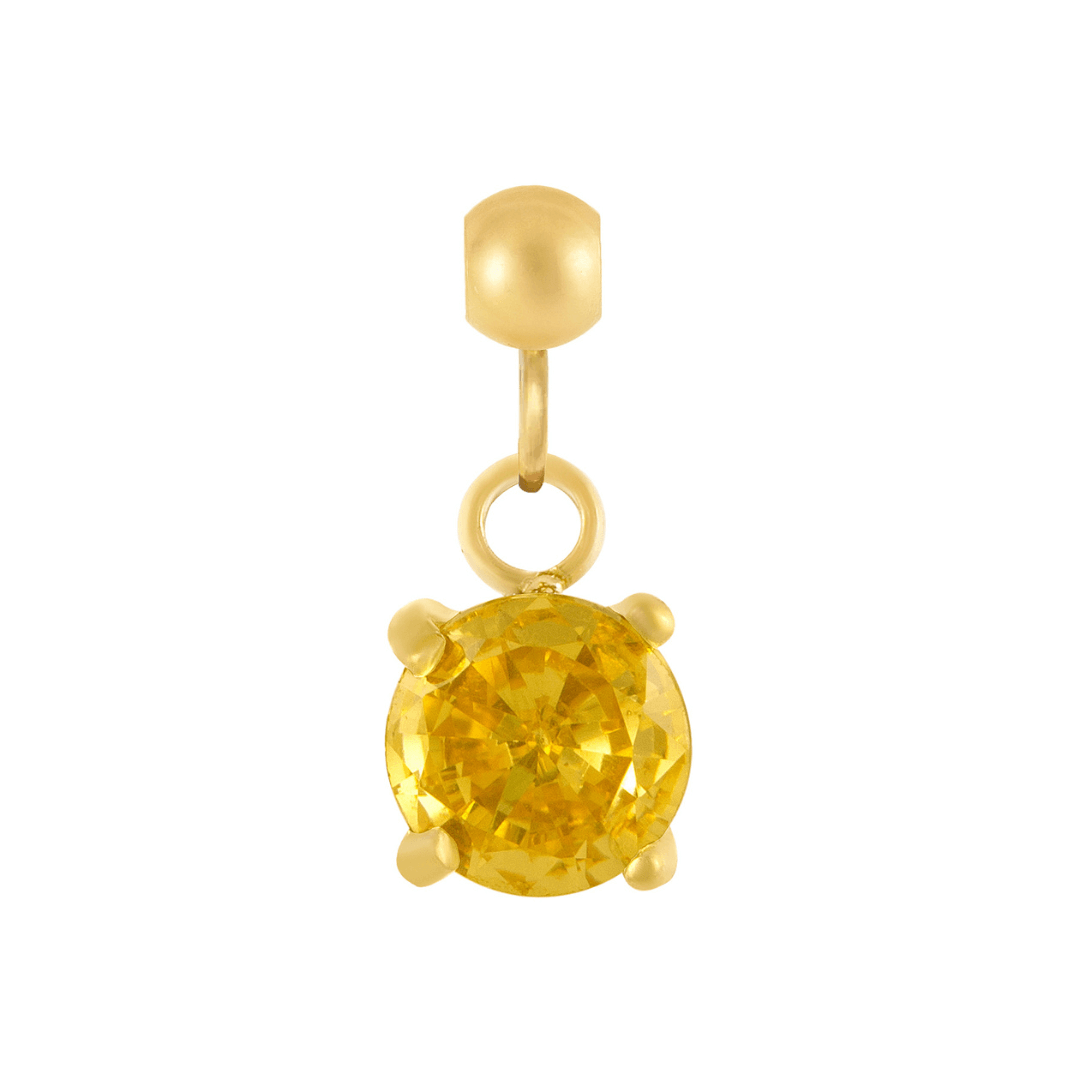 Pingente Ponto de Luz Dourado