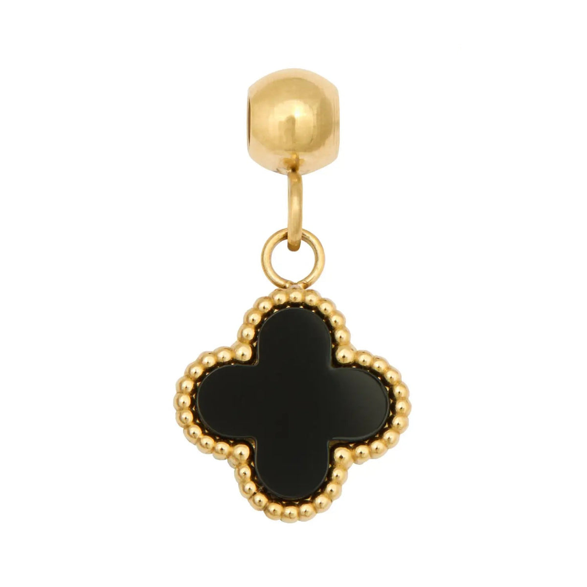 Pingente Trevo Preto