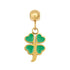 Pingente Trevo Verde