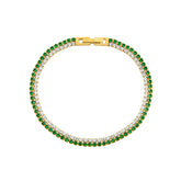 Pulseira Duo Esmera Cristal