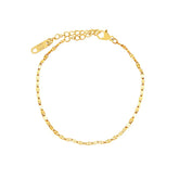 Pulseira Folhas Douradas