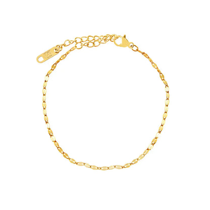 Pulseira Folhas Douradas