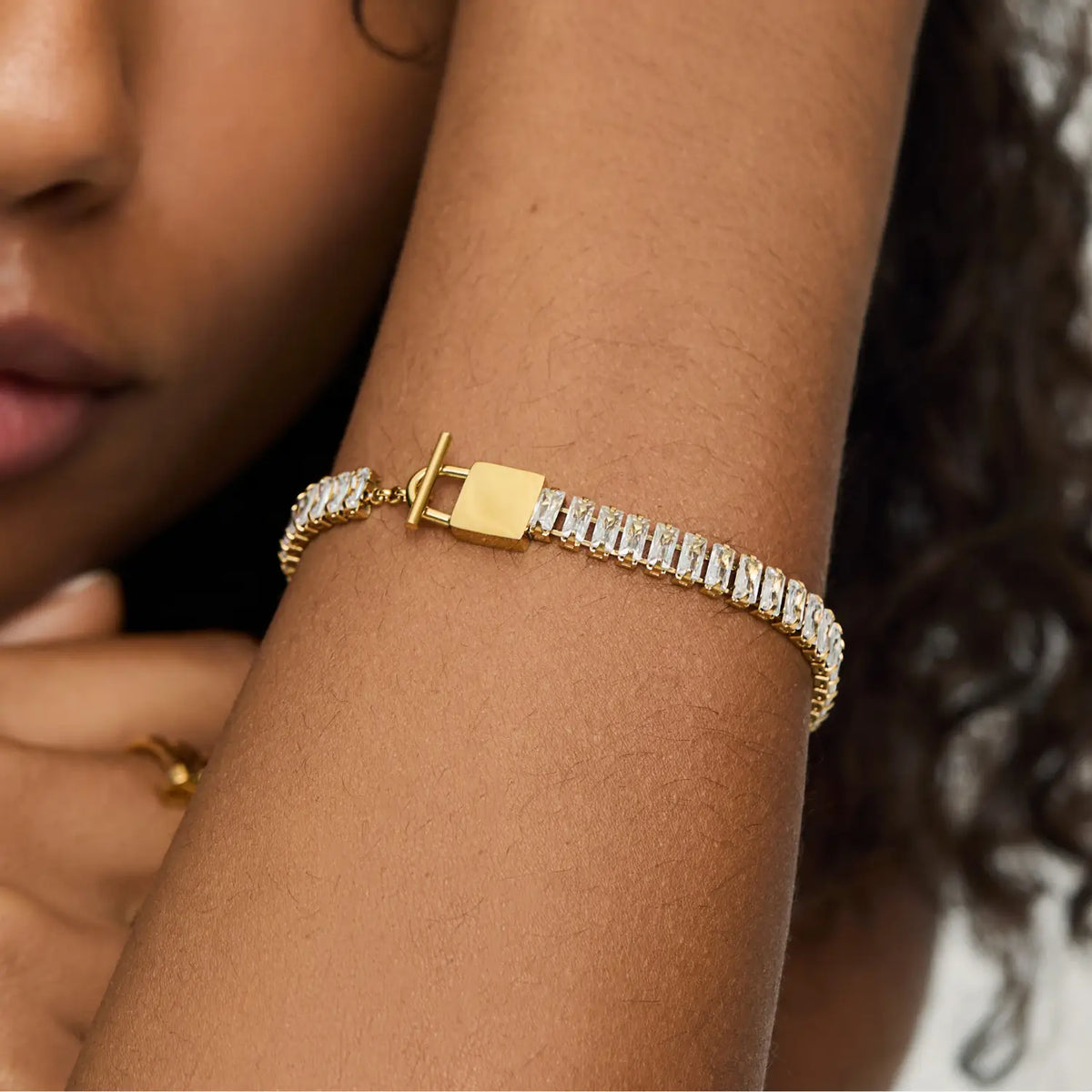 Pulseira Riviera Retangular