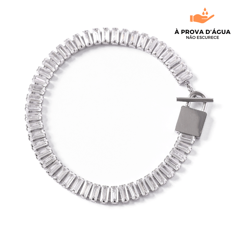 Pulseira Riviera Retangular
