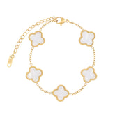Pulseira Trevo Branco