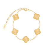 Pulseira Trevo Dourado