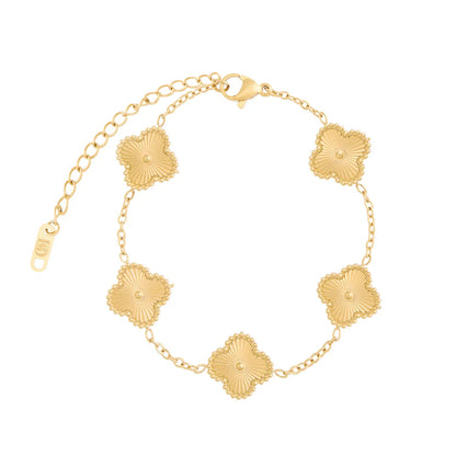 Pulseira Trevo Dourado