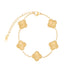 Pulseira Trevo Dourado
