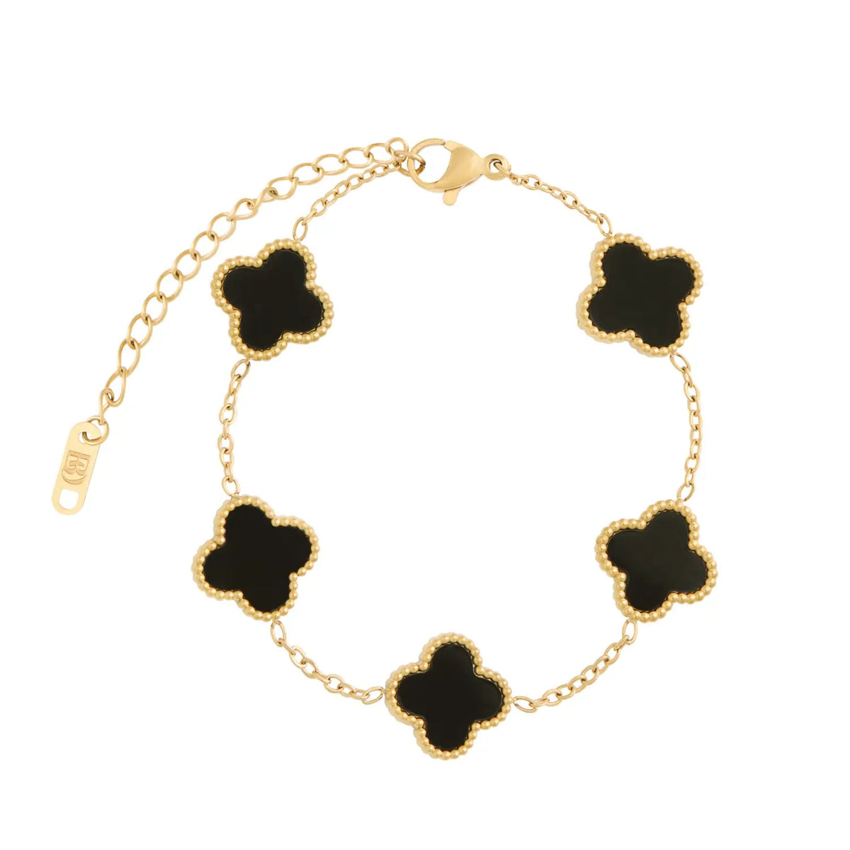 Pulseira Trevo Preto